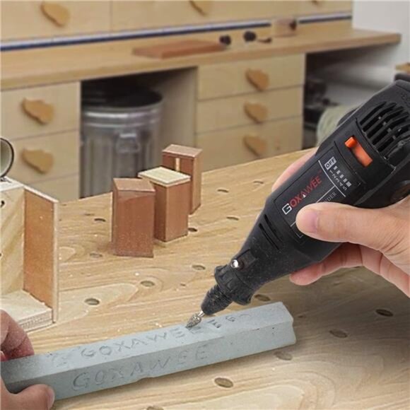 Rotary Tool Kit with MultiPro Keyless Chuck and Flex Shaft -140pcs Accessories - Picture 4 of 6